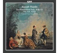 6 Divertissements Hob IV:6-11 pour flûte, violon & violoncelle