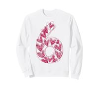 6 Dulces 67 Corazones Dibujados A Mano Lindas Niñas Niños Famil Sudadera