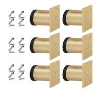 6 elevadores de cama ajustables con base antideslizante de repuesto para patas de muebles, extensores de patas para camas y mesas, pies de cama simples