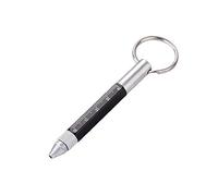 6-En-1 del Anillo Dominante Pen Practical Llavero Stylus Multifuncional Bolígrafo Durable Escala Key Pen
