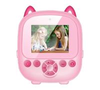 6 en 1 Mini cámara de impresión instantánea, cámara de impresión térmica inalámbrica con impresión de Fotos HD Recargable de Tipo C para Regalos de cumpleaños de Navidad sin Tarjeta de Memoria