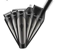6 en 1 Recortadora de pelo eléctrica Barber Clipper Razor Cortador de pelo Afeitadora de pelo Barba Nariz Trimmer para hombres Máquina de afeitar Corte 45