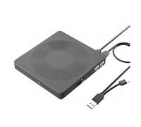 6 En 1 USB 3.0 Tipo-c DVD Externo RW Unidad De CD Grabadora Lector Reproductor Unidad Óptica Externa