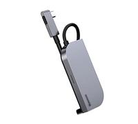 6 en 1 USB C HubType C Hub a 4K HD USB 3.0 Puerto PD 3.5mm Jack USB-C USB Hub Adaptador