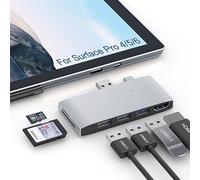 6 En 2 Surface Pro 4/Pro 5/Pro 6 Docking Station Adaptador USB Hub con HDMI 4K, 2 Puertos USB 2.0, Puertos USB 3.0, SD/TF Lector Tarjeta, Surface convertidor de Puerto Accesorios para Surface Pro