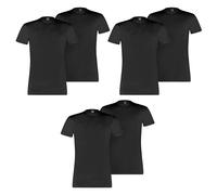 6 en Paquete Puma Básico Crew Camiseta de los Hombres Interior Cuello Redondo