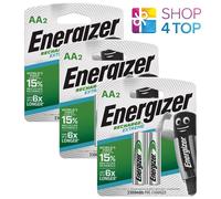 6 ENERGIZER Recarga Extreme Aa HR6 batteries Accu 1.2V 2300mAh Mignon 2BL Nuevo