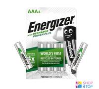 6 ENERGIZER RECARGABLE AAA HR03 BATTERIES 4BL POWER PLUS 1.2V 700mAh NUEVO