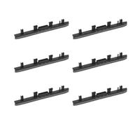 6 escobillas de goma rectas resistentes al aceite, compatibles con la limpiadora Karcher BR 30/4C.