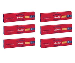 6 espaguetis Barilla al Bronzo Bronzo Pasta Gezogénica 400 g Método de procesamiento en bruto
