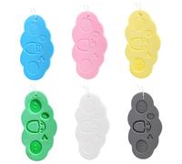 6 esponjas de baño exfoliantes, mágicas y suaves de PVA, exfoliantes corporales, adorables esponjas de baño en forma de nube para adultos, niños, mujeres embarazadas, color aleatorio