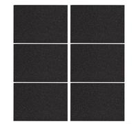 6 esponjas de lijado de grano 120-1000, lavables, reutilizables, almohadillas de pulido en seco para madera, metal, pintura, plástico, bloques abrasivos finos con base de espuma de alta densidad