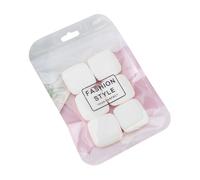 6 esponjas de polvo para dedos pequeños, accesorios cosméticos faciales para mezclar y corrector, herramienta de maquillaje cuadrada, esponja suave y agradable a la piel