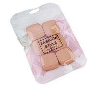6 esponjas de polvo para dedos pequeños, accesorios cosméticos para mezclar y corrector, herramienta de maquillaje cuadrada, accesorio de belleza portátil