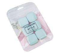 6 esponjas de polvo para dedos pequeños, accesorios cosméticos para mezclar y corrector, herramienta de maquillaje cuadrada, accesorio de belleza portátil