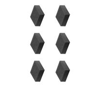 6 esponjas de reducción de ruido para cámaras deportivas 360 y accesorios de vlog, color negro