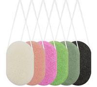 6 esponjas Konjac, esponjas faciales DaKuan policromadas para limpieza, natural, colorida, exfoliación suave para piel radiante