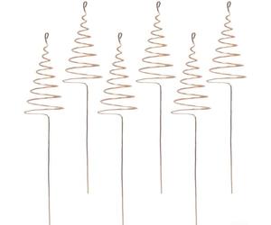 6 estacas de cobre para electrocultivo que promueven la energía natural del suelo y apoyan el crecimiento de verduras y flores en jardines (A)