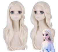 6 estilos Princesa Elsa y Anna Cosplay Peluca mujeres adultas Trenzado largo beige Pelucas marrones Fiesta de carnaval anna elsa Pelo sintético anna elsa peluca PL-630