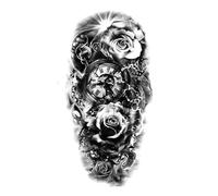 6 Estilos Serpiente/tigre/leones Tatuaje Temporal Pegatina Impermeable Y Duradero(C)