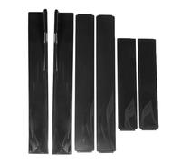 6 extensiones de faldón lateral for coche, 2 m/2,2 m, separador de aletas, parachoques, compatible con Infiniti Q50, Q60, Q70, G25 y G37.(Shiny black 2.2m)