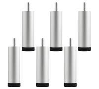 6 extensiones de patas de cama antivuelco de 8 6 cm, elevaciones permanentes, diseño de agujero de tubo general para sofá, silla, pies niveladores, reguladores de altura de la cama