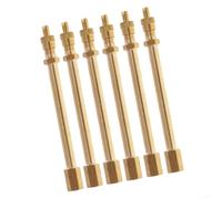 6 extensiones de válvula de neumático de 100 mm para coche, camión, RV, SUV y bicicleta, ideal para válvulas de neumáticos accesibles