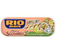 Rio Mare Filetti di Sgombro Grigliati all'Olio Extra Vergine di Oliva filetes de caballa a la parrilla con aceite de oliva virgen extra 120 g rico en Omega 3