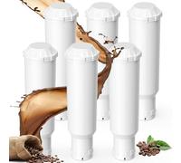 6 filtros de agua compatibles con cartucho de filtro Melitta, cartucho de filtro de agua Nivona, Krups F088 F08801, filtro de agua de 3 niveles apto para cafetera Nivona, Melitta Pro Aqua