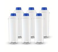 6 filtros de agua para máquina de café Delonghi, filtro de agua para máquinas Delonghi S DLSC002 con portafiltro para Delonghi ECAM, , EC, BC Series