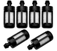 6 Filtros de Combustible para Motosierras Stihl - Compatibles con Tuberías de 0,31" (8mm) - Repuesto para Parte 0000 350 3504 - Compatible con Modelos Stihl MS250 MS340 MS360 MS440 MS880