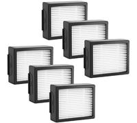 6 filtros de repuesto compatibles con iRobot Roomba i7, i7+, i3, i3+, i5+, Combo i5+, Combo j5+, i8, E5, E6, i1, i4 Serie HEPA filtro de aire Accesorios (no para Combo J7+/J9+) Negro