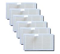 6 filtros de repuesto para robot aspirador MONSGA MS1 MAX, accesorios de filtro HEPA de plástico resistente y fieltro de filtro, fácil cambio para aire limpio en hogares con mascotas