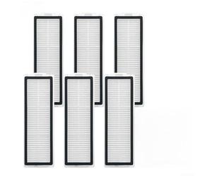 6 filtros de repuesto para Xiaomi para robot aspirador Mijia 5 Pro y OV21CN, diseñados para adaptarse con precisión a la carcasa del filtro original