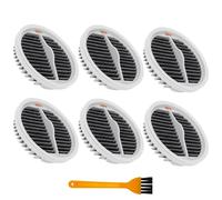 6 filtros HEPA lavables para Xiaomi Roidmi X20/ X30/ X30/ S2/ F8 Storm Pro | lavable, fácil de desmontar y montar