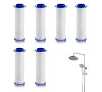 6 filtros para cabezal de ducha, 9,5 x 2 cm, filtro universal para cabezal de ducha, apto para cabezal de ducha Cobbe, cabezal de ducha filtrante Afina, tipo de lluvia, elemento de filtro de algodón