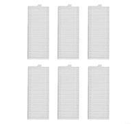 6 filtros para Tefal para X-Plorer Series 70 Rg8477Wh, 140 Rg9177Wh, 140+ Rg9197Wh, accesorios de aspiradora fáciles de instalar, color blanco