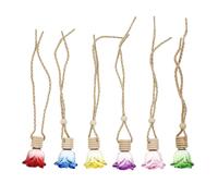6 frascos perfume colgantes rosa, difusores auto aroma (colores)