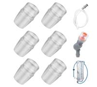 6 fundas de repuesto para válvula de mordida Osprey, paquete de hidratación de silicona, boquilla sin BPA, compatible con depósitos Hydrapak y Camelbak, válvula de mordida a prueba de fugas para