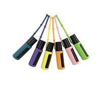 6 fundas de silicona para botellas de 10 ml, con cuerda para colgar, funda protectora de viaje para aceites esenciales (color al azar), color aleatorio, 2.3x5.8 cm/0.9x2.3 inch, Estuche con ruedas