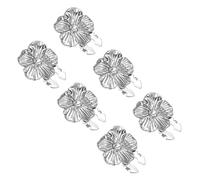6 fundas elegantes de botones de flores desmontables para decoración de puños de camisa, One Size, como se describe, como se describe