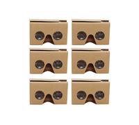 6 gafas 3D para Cardboard V2 VR de 4,5 a 6 pulgadas Sma