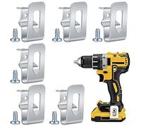 6 ganchos de repuesto para taladro eléctrico, clips de repuesto para cinturón, clips de repuesto con 6 tornillos, compatible con herramientas de taladro Dewalt Impact 18V MAX