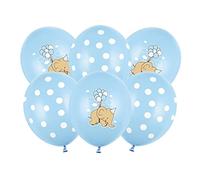 6 Globos de elefantes azules