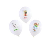 6 Globos de látex Astérix 27 cm