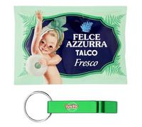 6 helechos azules talco fresco - Piel fresca y agradablemente perfumada - Bolsa de 100 g + llavero Beni Culinari de regalo