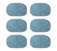 6 hilos de ganchillo de algodón para tejer a mano, ropa, bolsa de manualidades, sombrero, suéter, manualidades, ligero, 6 unidades