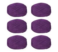 6 hilos de ganchillo de algodón para tejer a mano, ropa, bolsa de manualidades, sombrero, suéter, manualidades, ganchillo