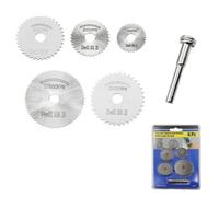 6 Hojas De Sierra Circular De Acero De Alta Velocidad, Disco De Corte HSS, Herramienta De Perforación Giratoria, Accesorios For Madera, Plástico Y Aluminio.(Type B)