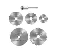 6 hojas de sierra circular HSS de 1/8 pulgadas for herramienta rotativa Dremel